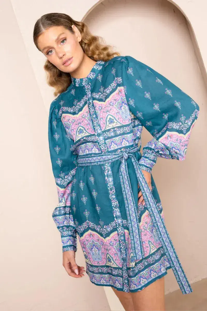 Kachel Evelyn Mini Dress Abyss Size 10 - Image 2