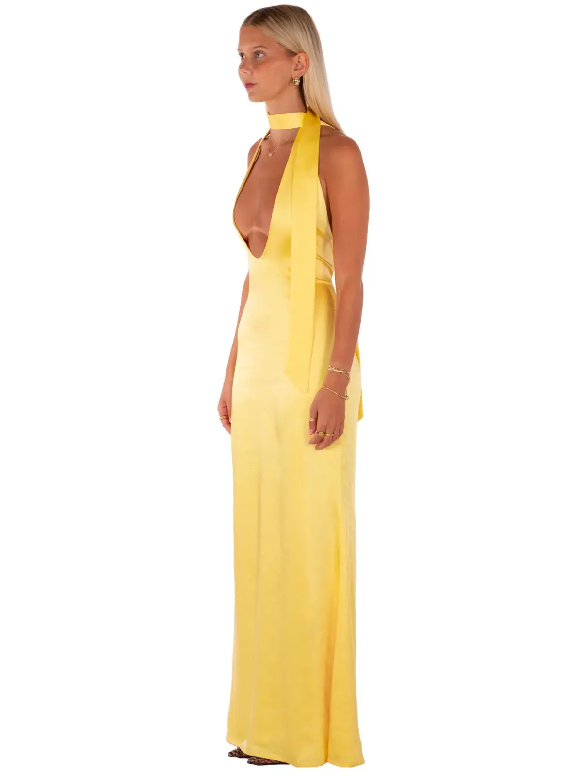 I Am Delilah Margot Maxi Dress Daffodil Yellow Size XS / AU 6 - Image 2