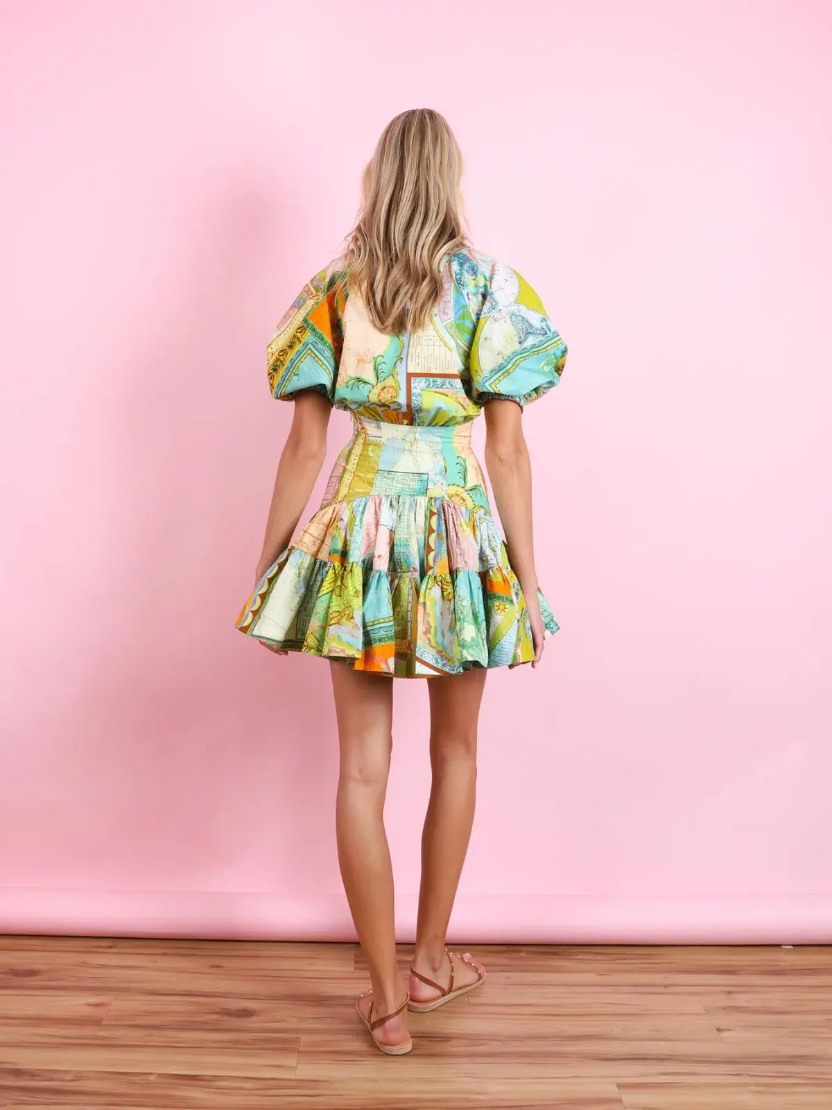 Alemais Atlas Mini Dress Multi Size 8 - Image 3
