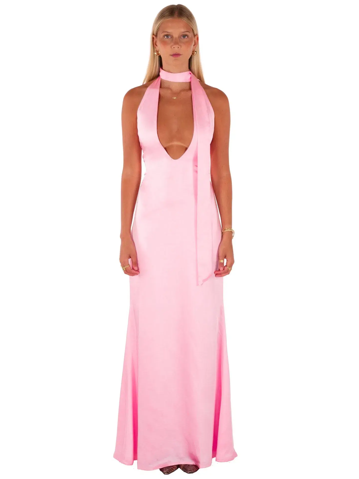 I Am Delilah Margot Maxi Dress Candy Pink Size XS / AU 6 - Image 1