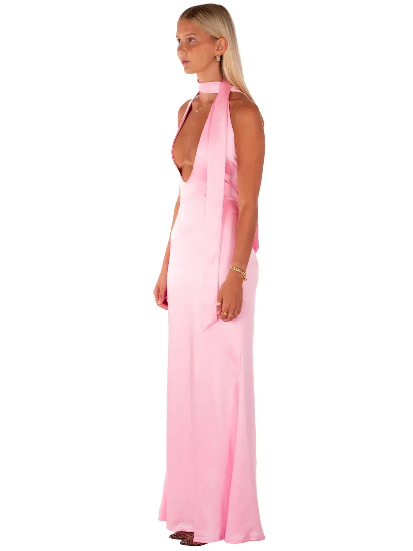 I Am Delilah Margot Maxi Dress Candy Pink Size XS / AU 6 - Image 2