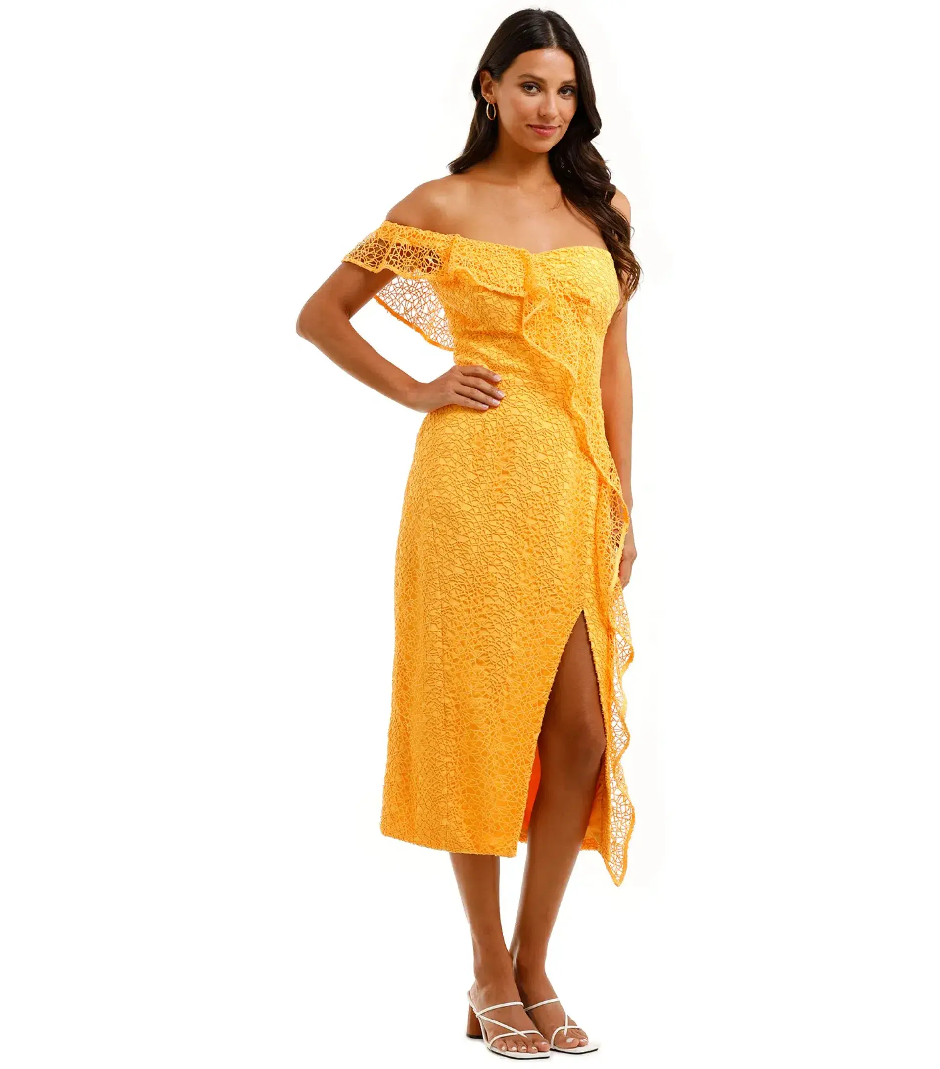 Rebecca Vallance Baha Dress Yellow Size AU 6 - Image 2