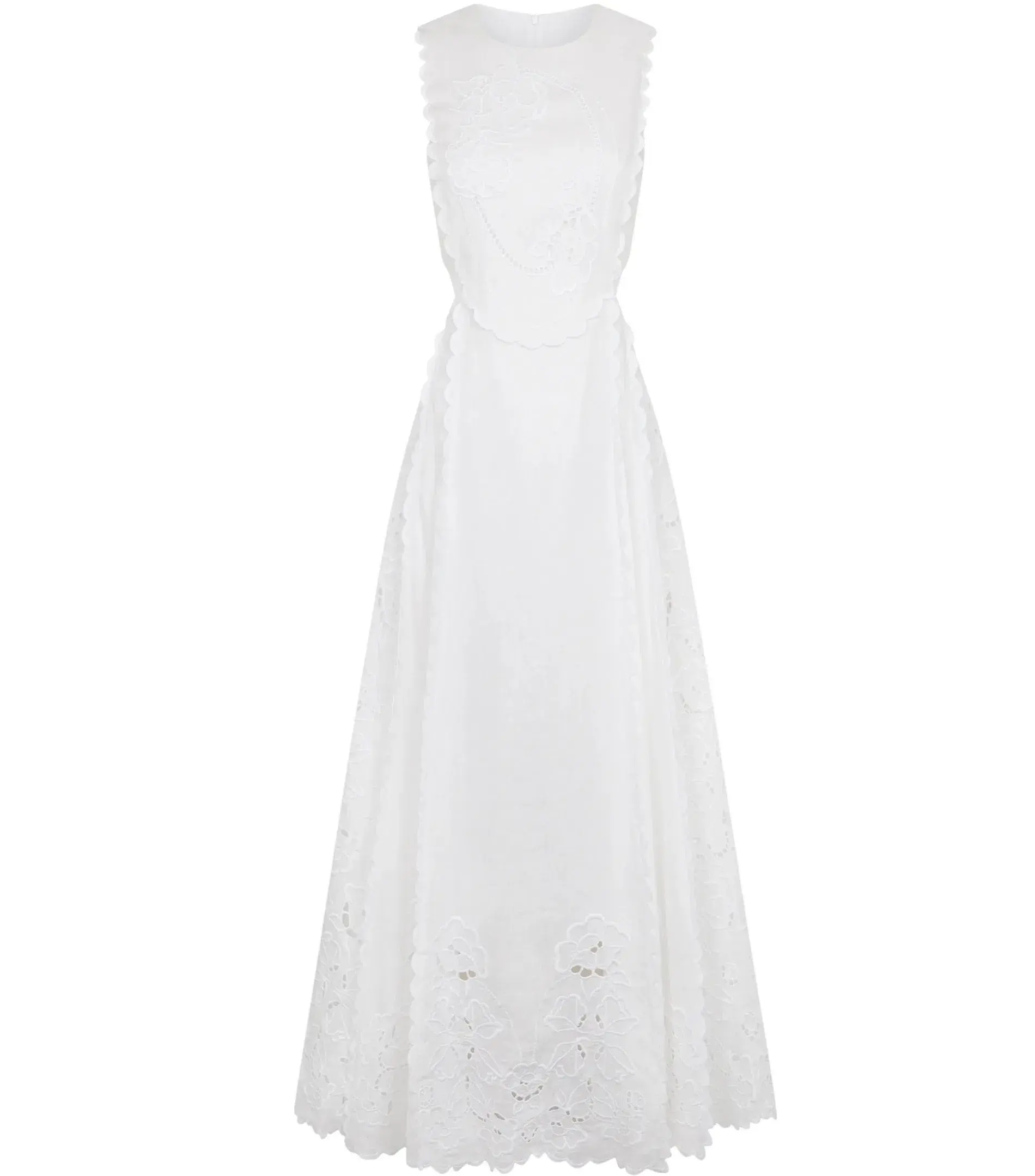 Lovaan Amelia Cutwork Embroidered Dress White Size AU 10 - Image 5