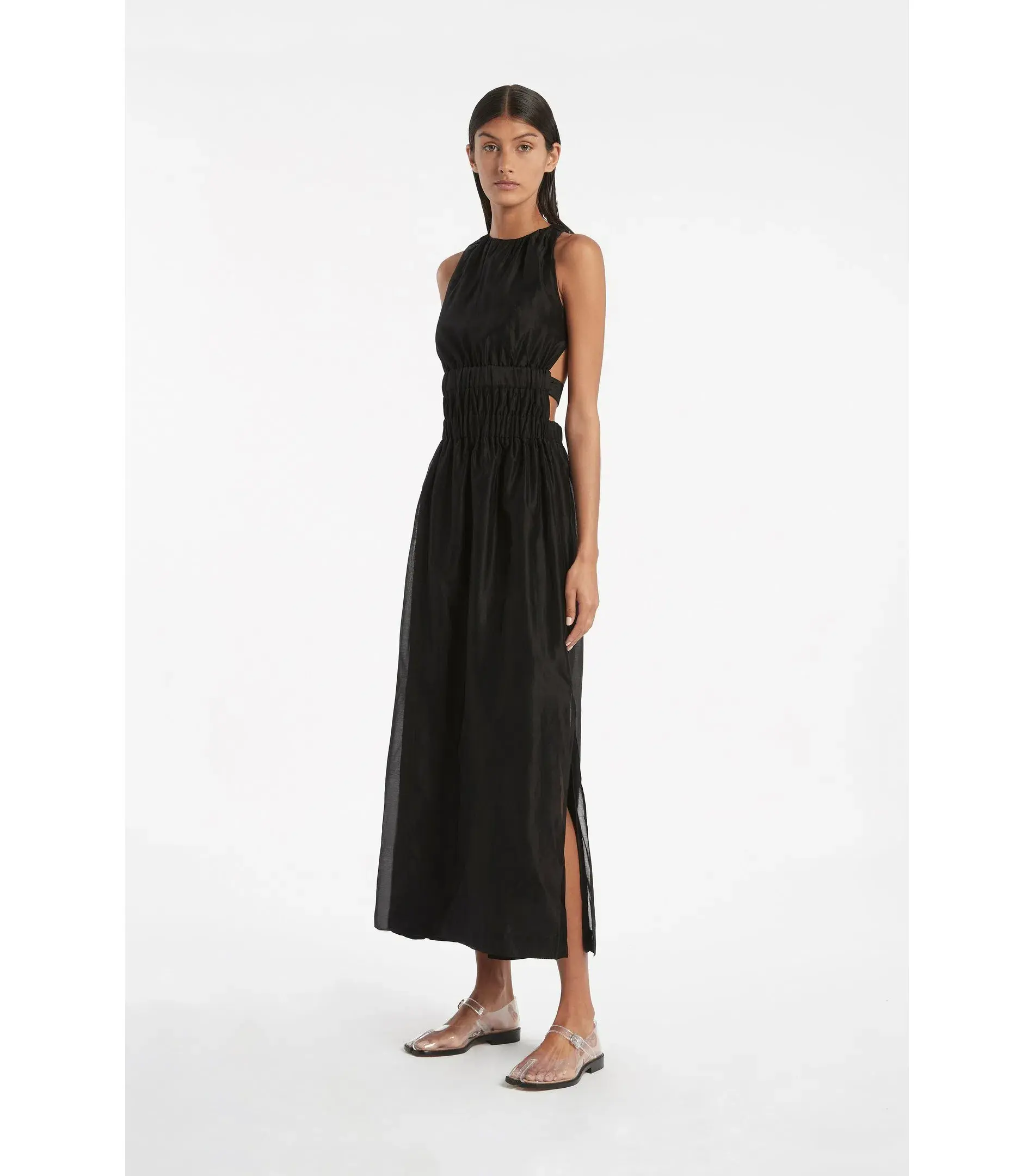 Sir The Label Franc Cross Back Gown Black Size AU 12  - Image 1
