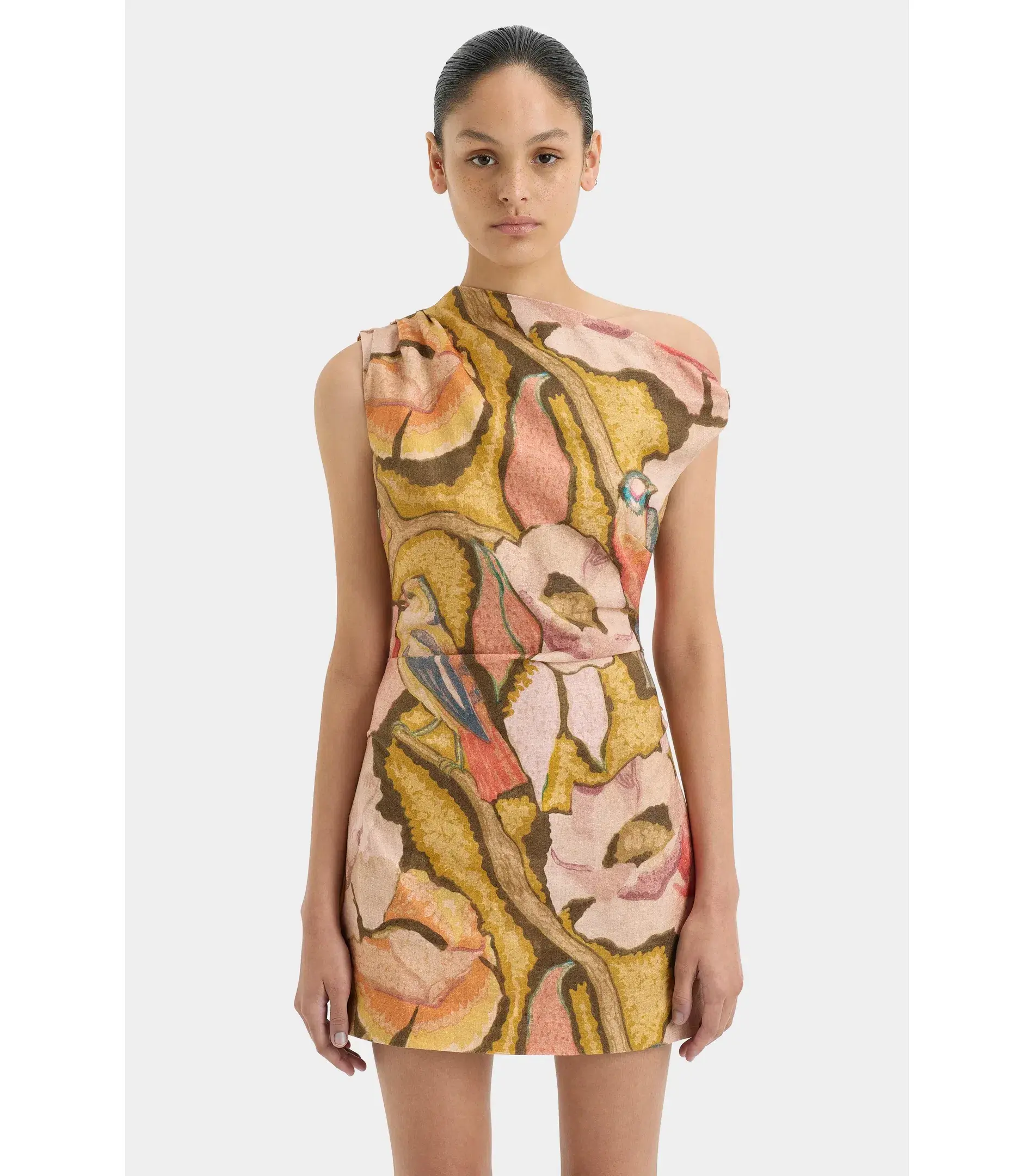 Sir the Label Talulah Knot Mini Dress Sanderling Floral Size 0 / AU 6  - Image 2