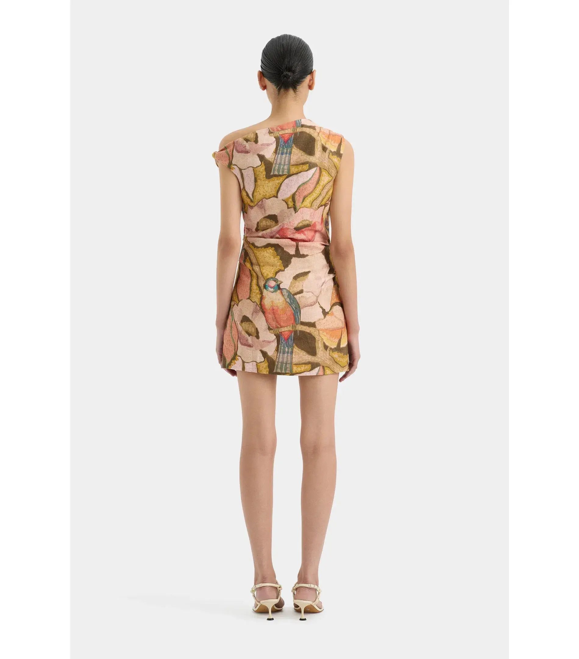 Sir the Label Talulah Knot Mini Dress Sanderling Floral Size 0 / AU 6  - Image 3