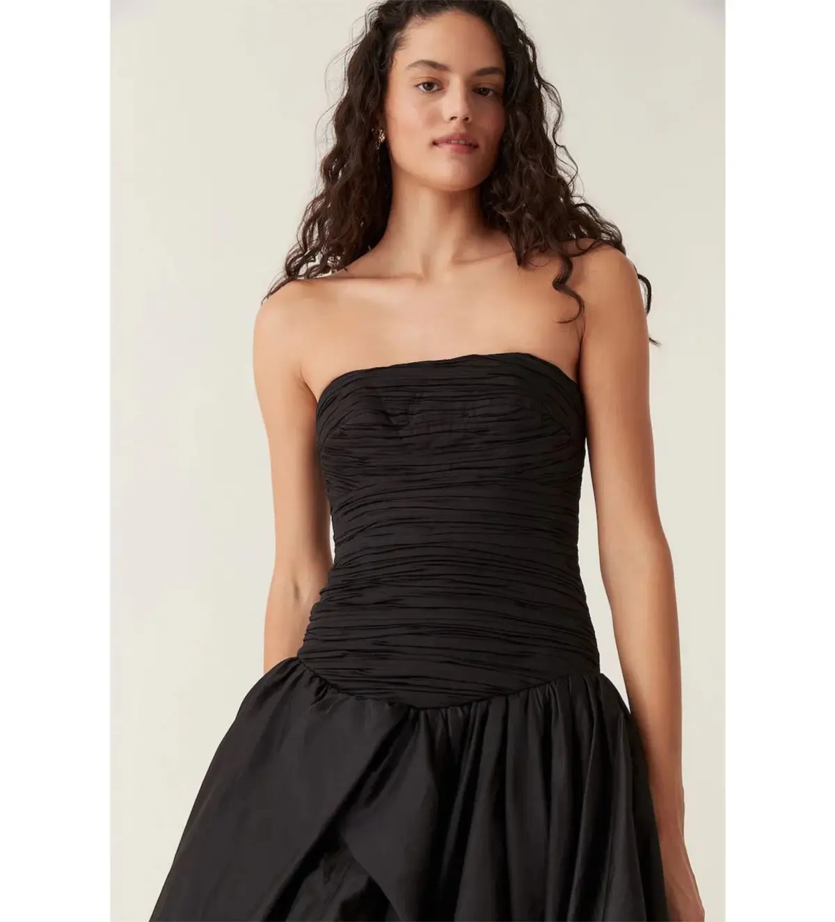 Aje Violette Bubble Hem Maxi Dress Black Size AU 14  - Image 2