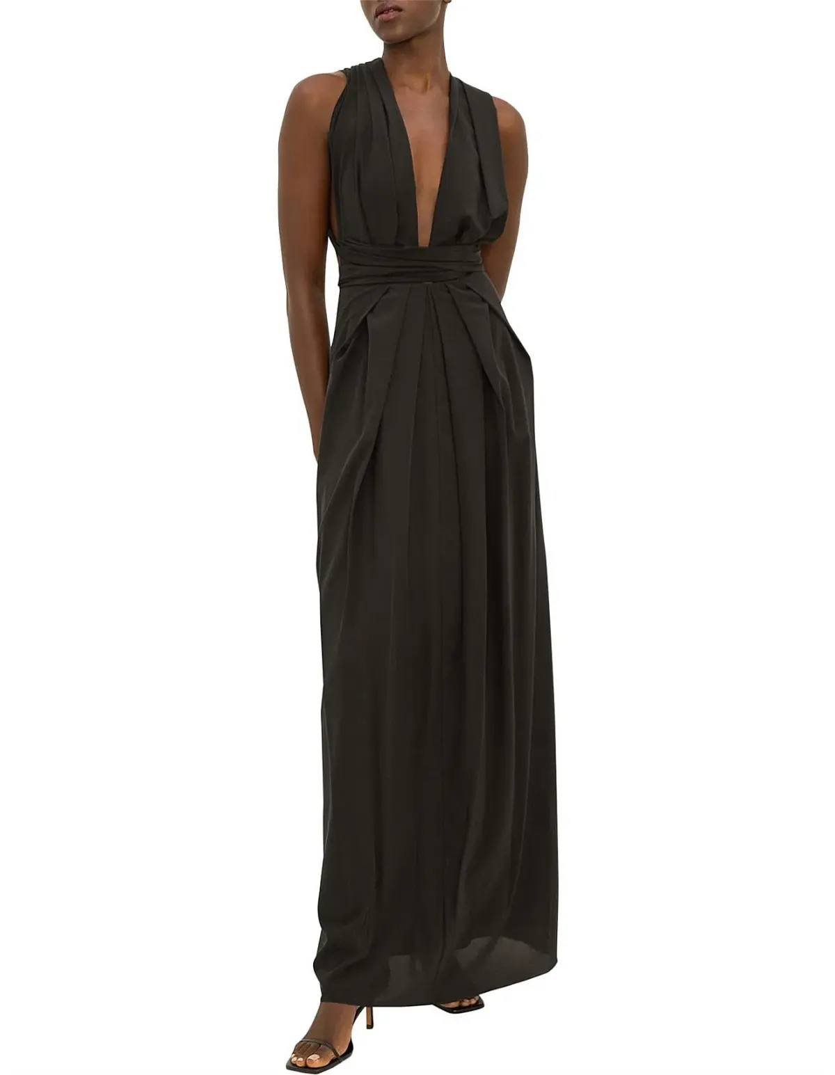 Bianca Spender Silk CDC Ascendent Gown Black Size 10 - Image 3