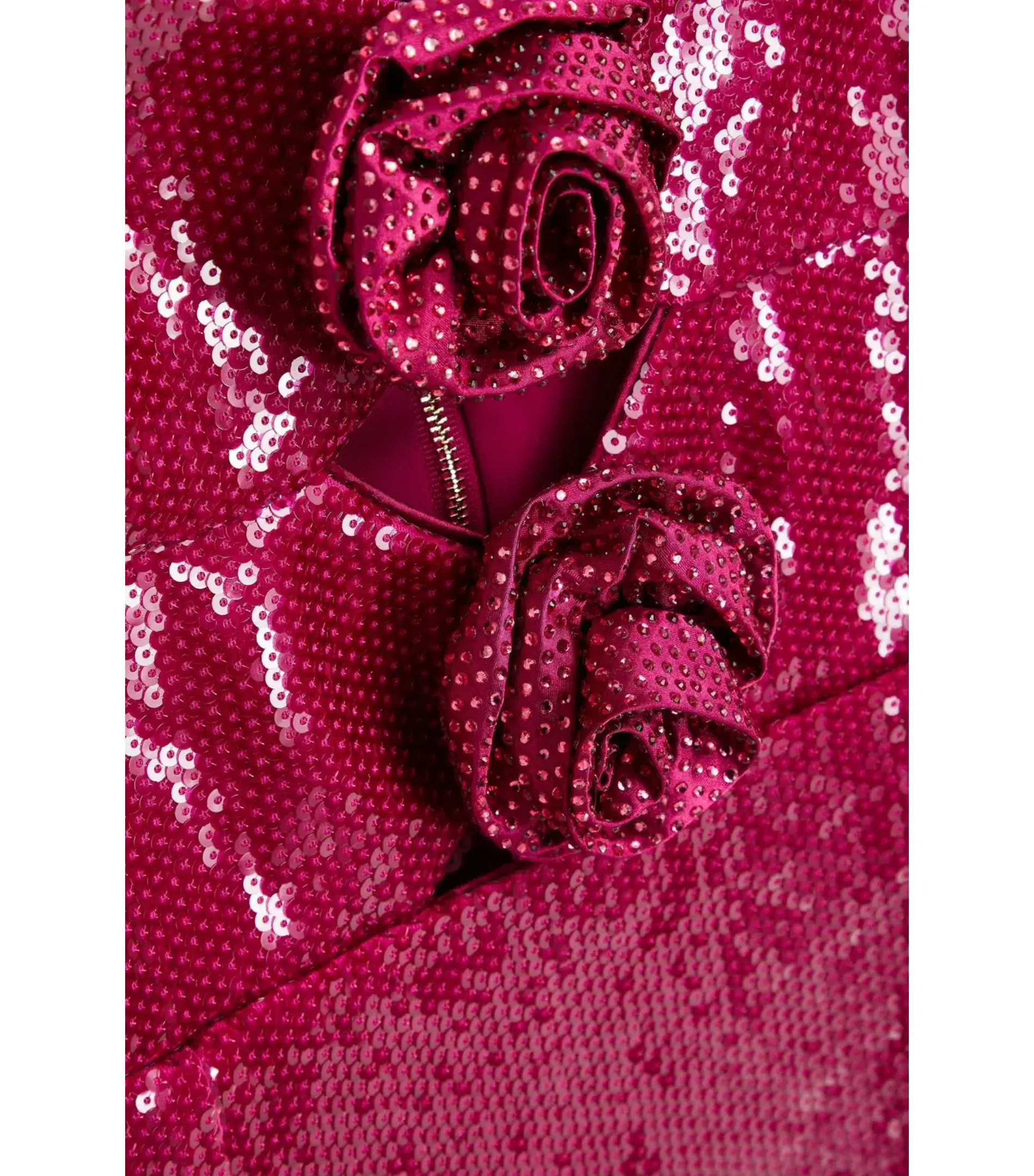 Rebecca Vallance Courtney Mini Dress Magenta Size AU 6 - Image 3
