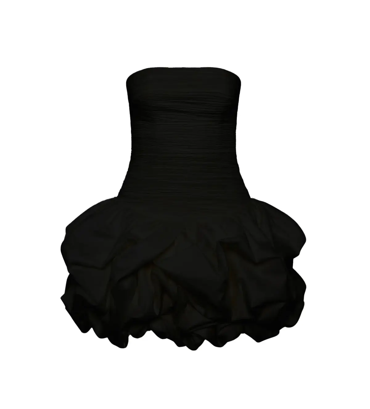 Aje Violette Bubble Hem Mini Dress Black Size AU 10 - Image 4