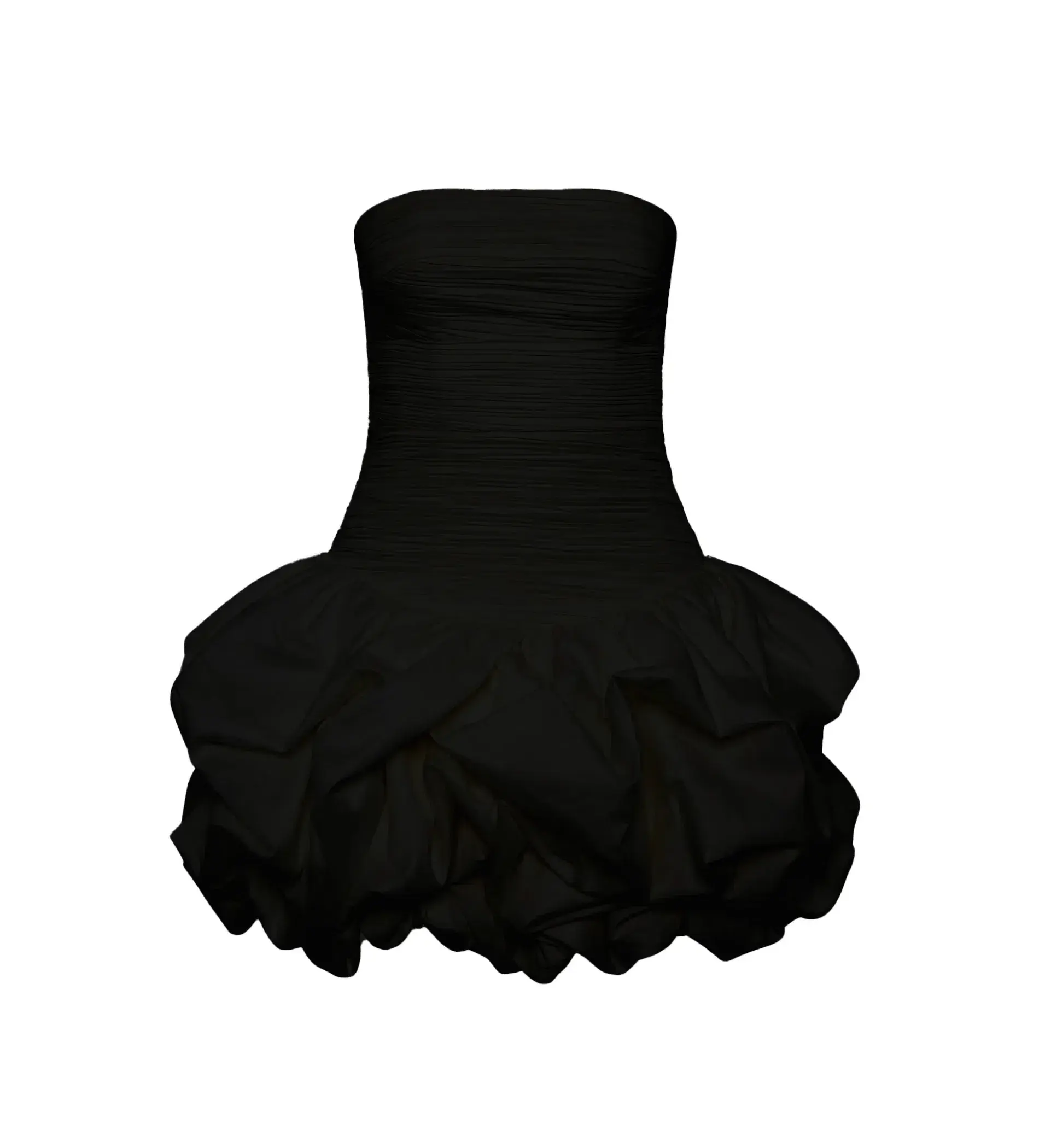 Aje Violette Bubble Hem Mini Dress Black Size AU 10 - Image 4