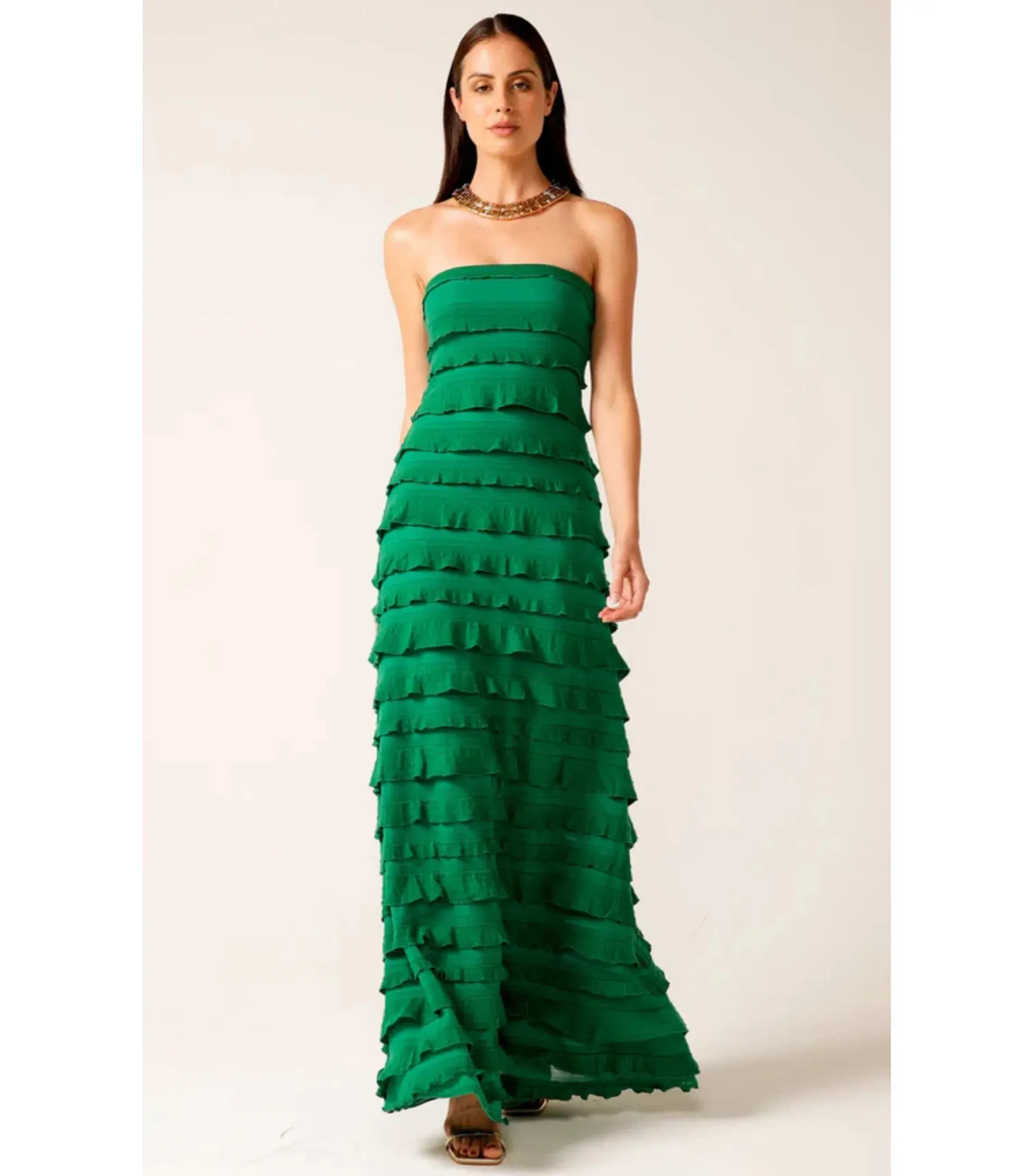 Sacha Drake Maddison Dress Emerald Size AU 8 - Image 3