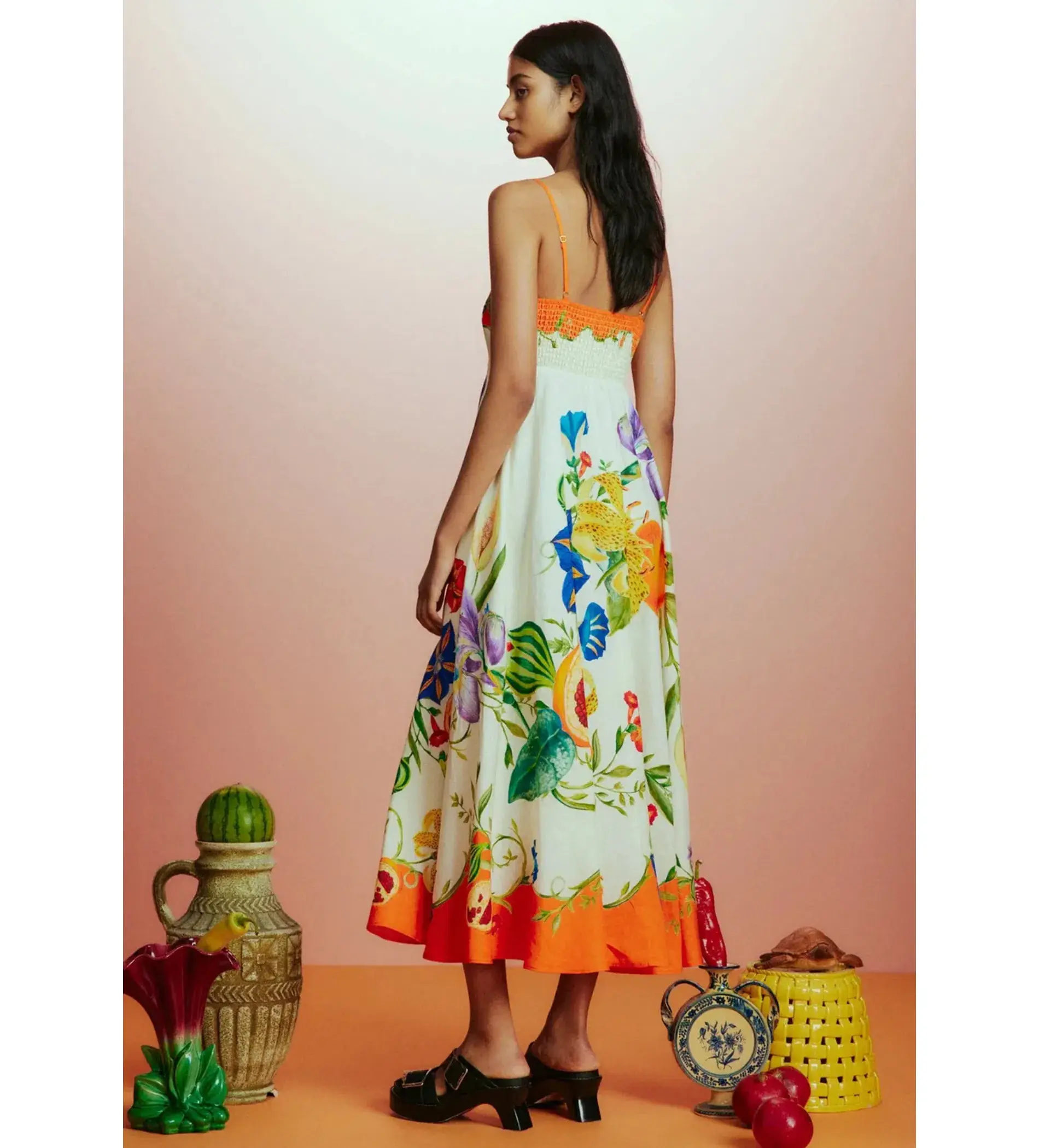 Alemais Flores Sundress Multi Size AU 12  - Image 2