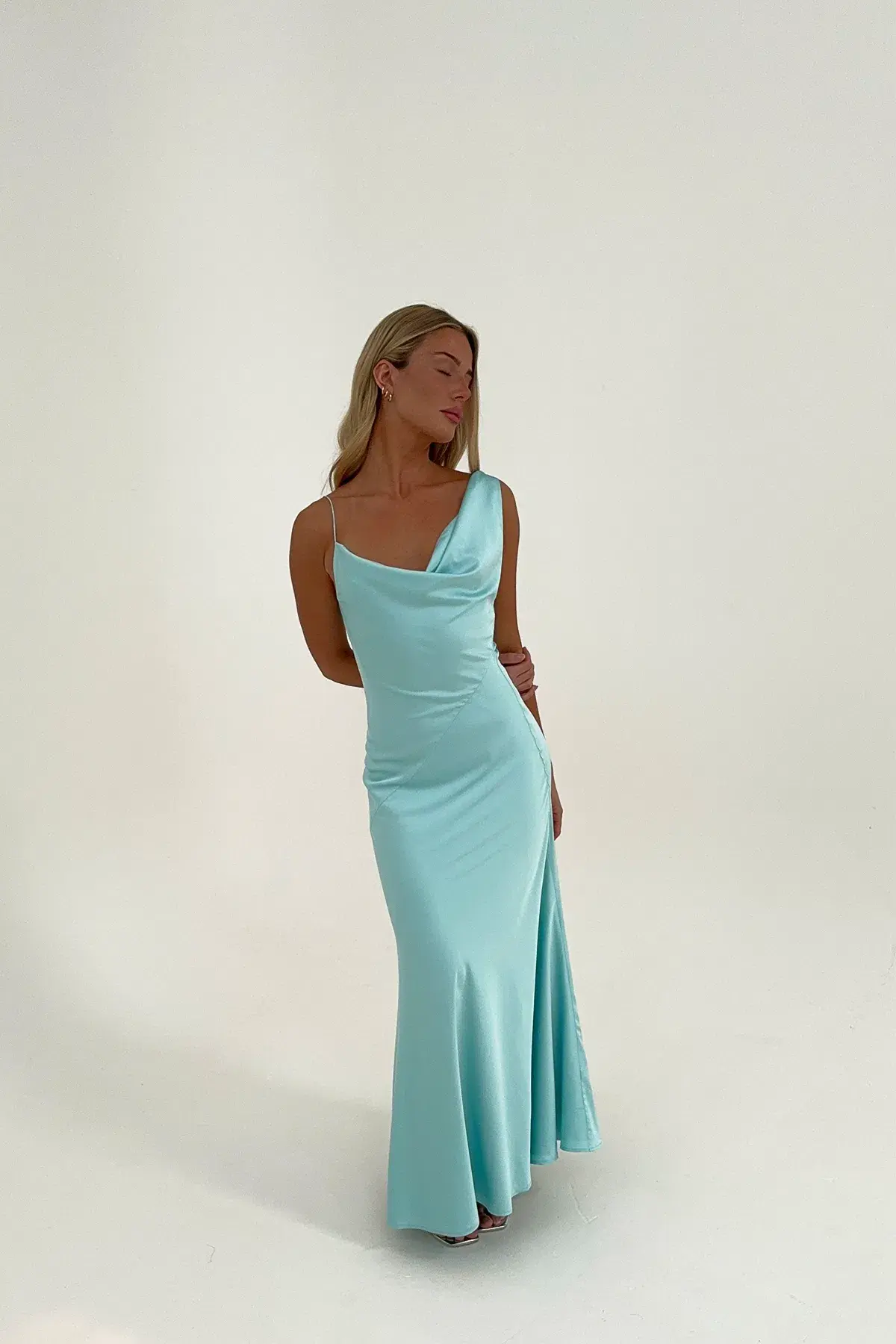 HNTR  Bianka Gown Aqua Size XS/Au 6 - Image 1