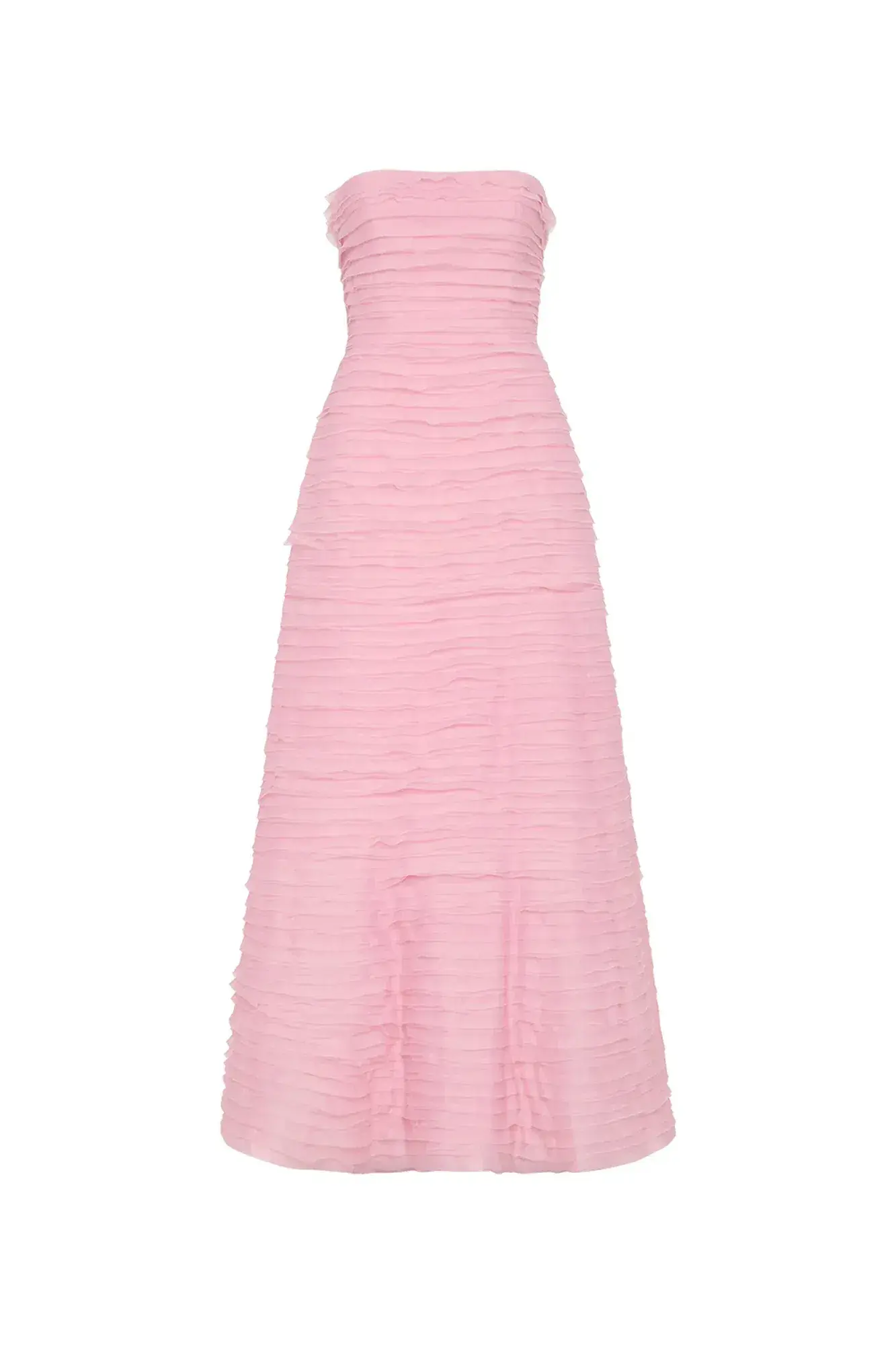 Aje Soundscapes Maxi Dress in Chalk Pink Size 6  - Image 4