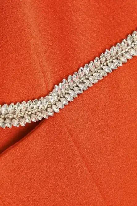 Rachel Gilbert Kyra Gown Flame Orange Size 1/AU 8 - Image 4