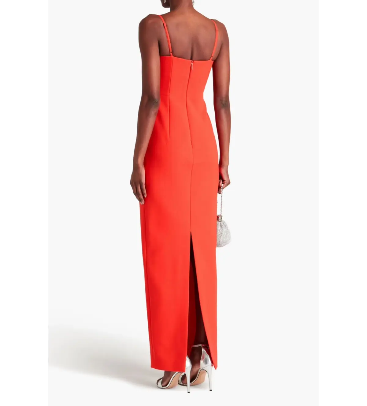 Rachel Gilbert Kyra Gown Flame Orange Size 1/AU 8 - Image 2
