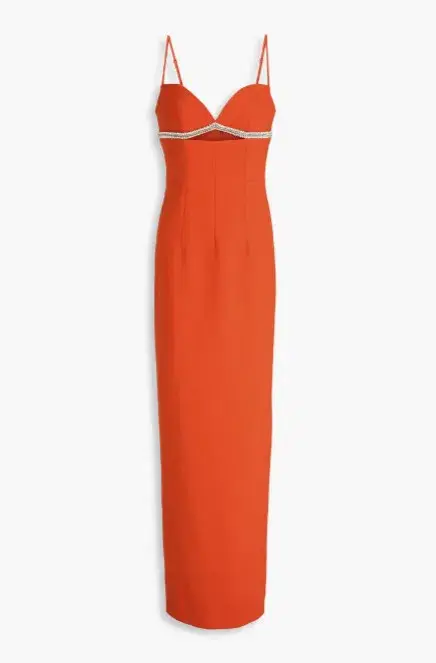 Rachel Gilbert Kyra Gown Flame Orange Size 1/AU 8 - Image 3