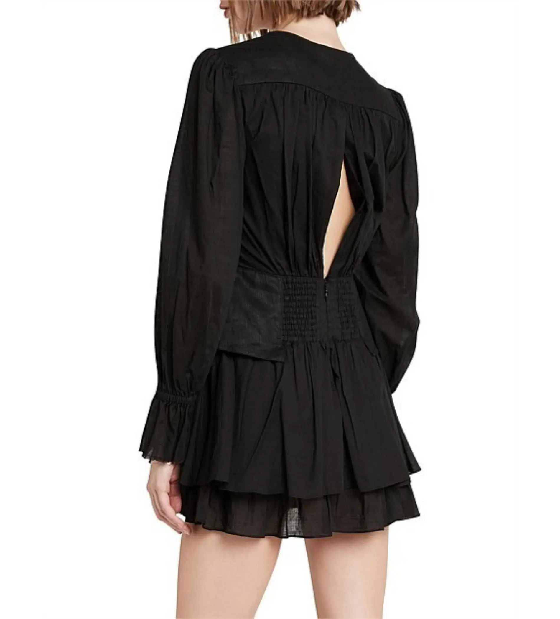 Aje Hanneli Mini Dress Black Size 6  - Image 2