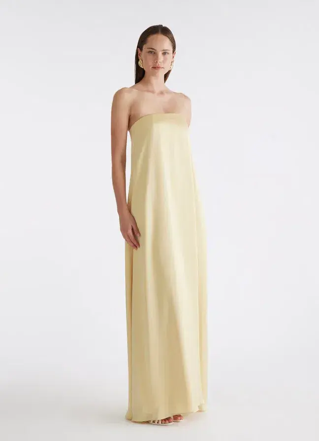 Anna Quan Delfina Dress in Champagne Size 6 - Image 4