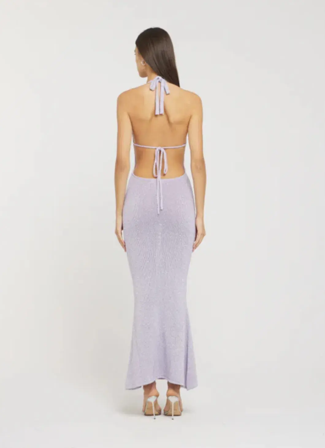 Asta Resort Daphne Dress Lavender Sequin Size M / Au 10 - Image 4