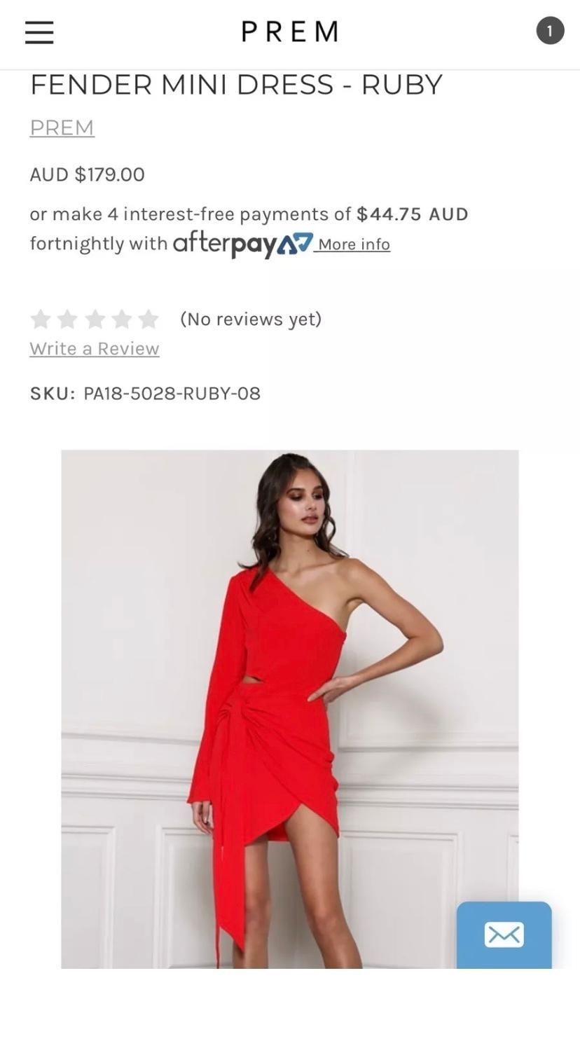 Premonition Fender mini dress red 10 - Image 5