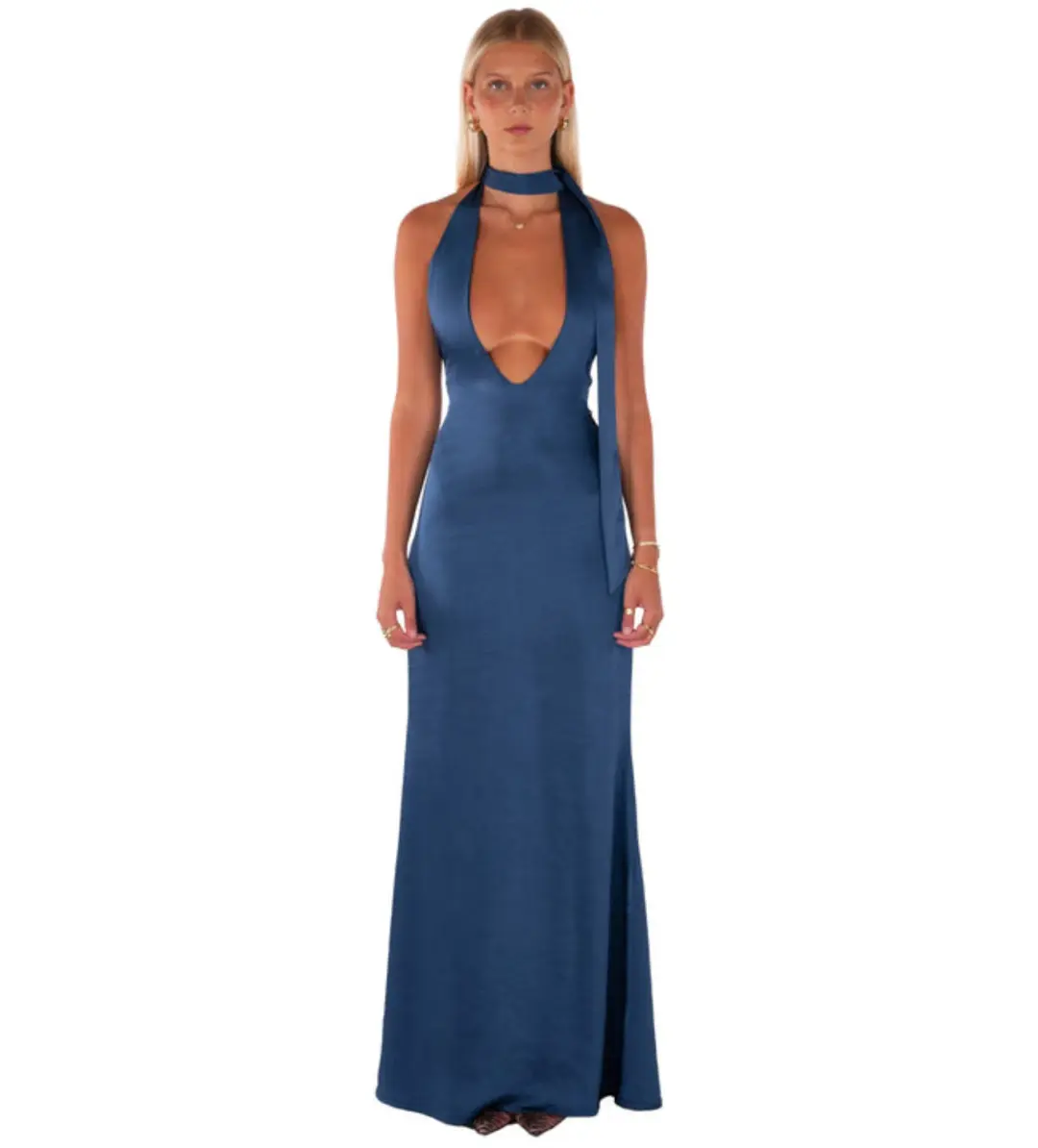 I am Delilah  Margot Maxi Dress Midnight Size XS/Au 6  for rent on The Volte - main image