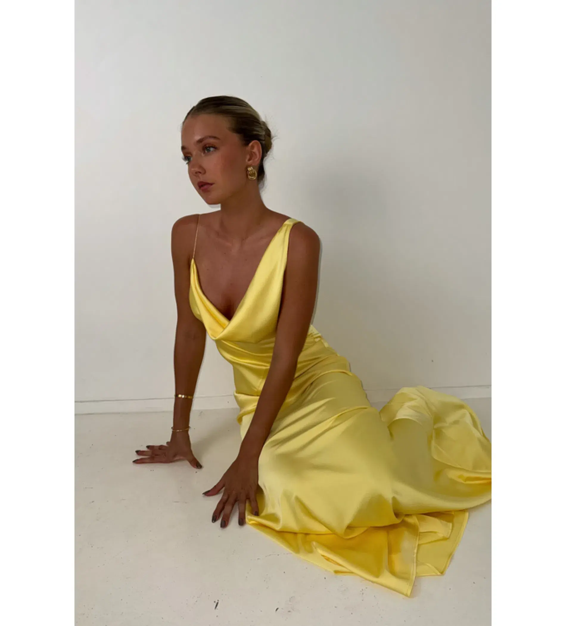 HNTR  Bianka Gown Lemon Size S/Au 8  - Image 2