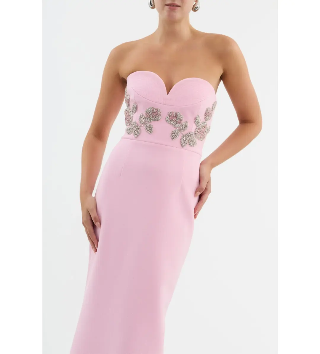 Rebecca Vallance  Jenna Gown Pink Size S/Au 8  for rent on The Volte - main image