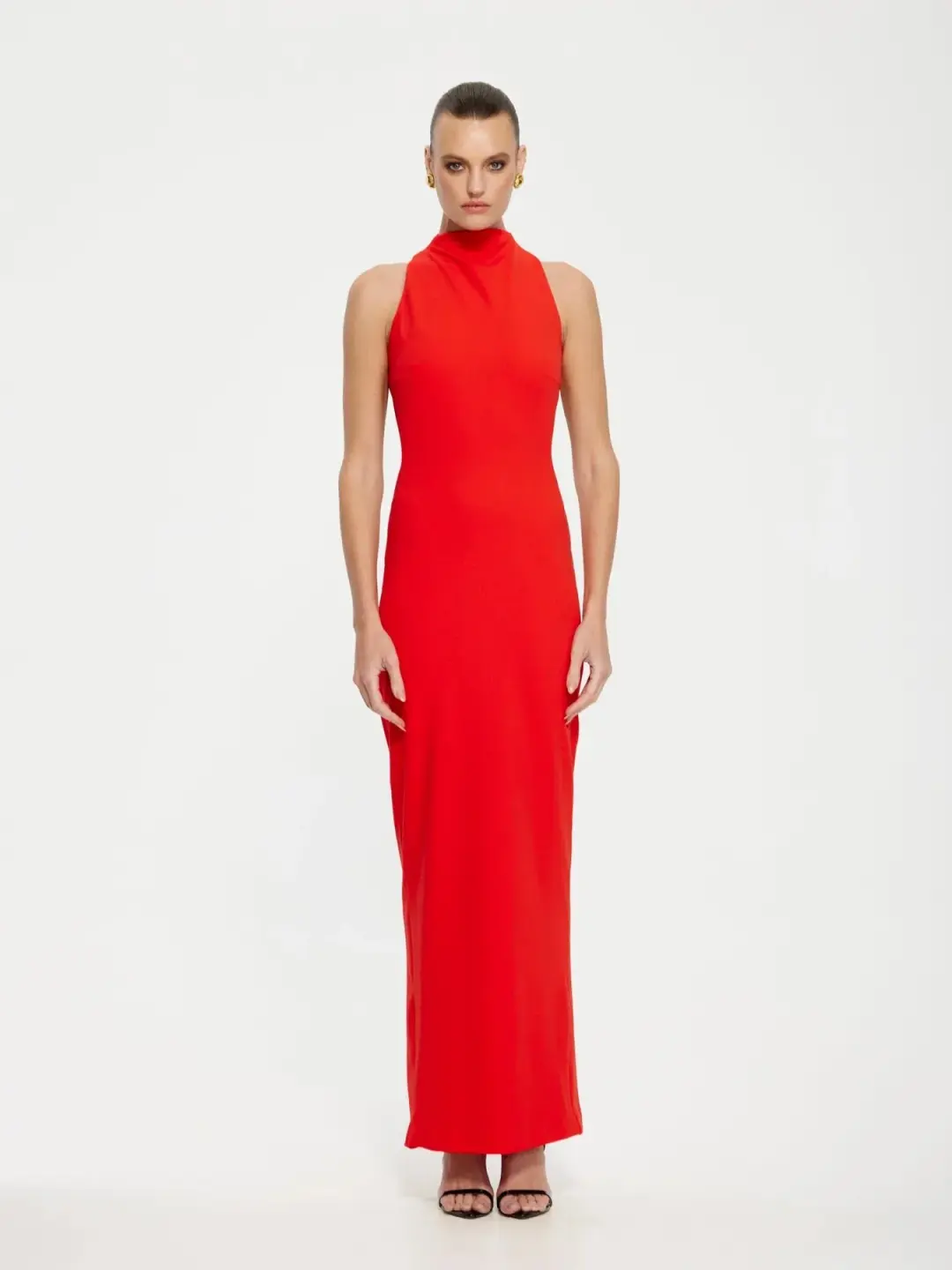 Effie Kats Ambre Gown In Cherry Red Size 6 / XS for rent on The Volte - main image