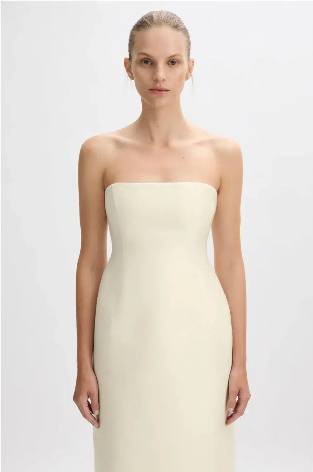 Beare Park Cordelia Midi Dress in Ivory Size 8 - Image 2