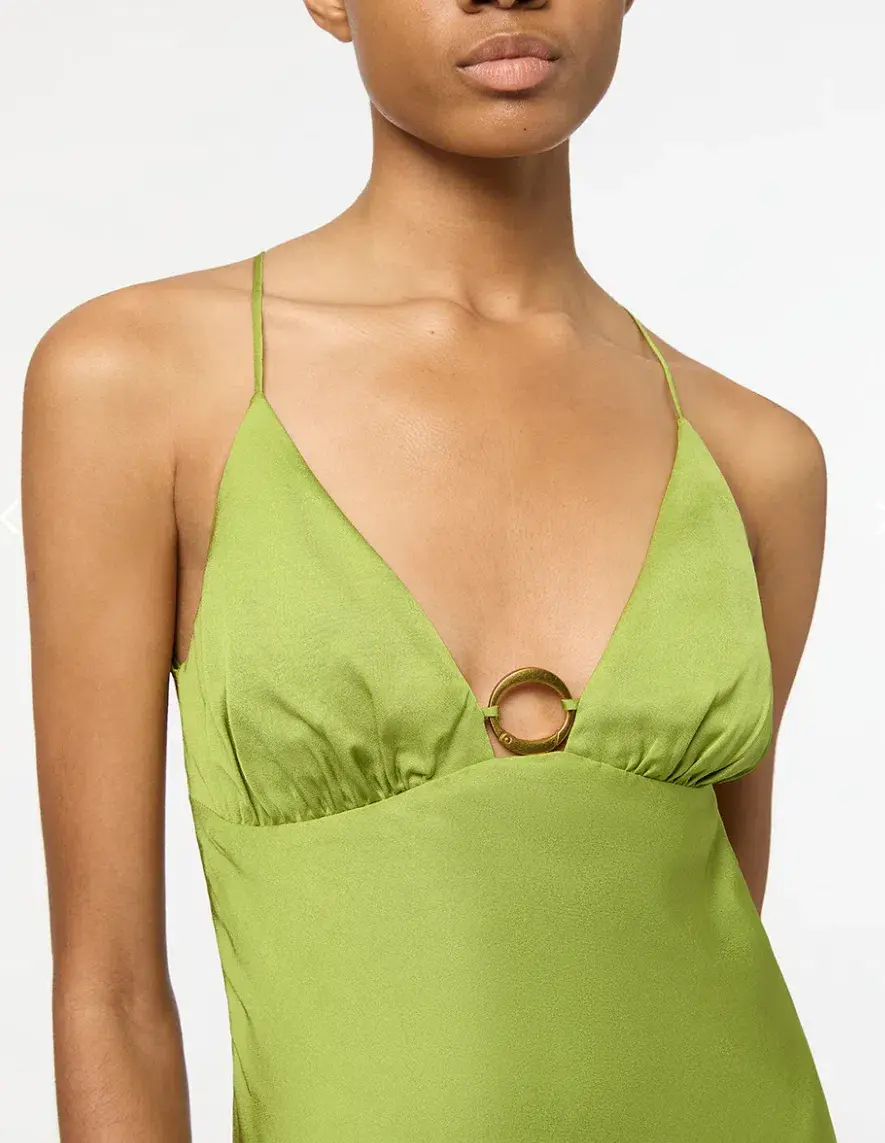 Manning Cartell Like A Charm Slip Dress Green Size S / AU 8 for rent on The Volte - main image