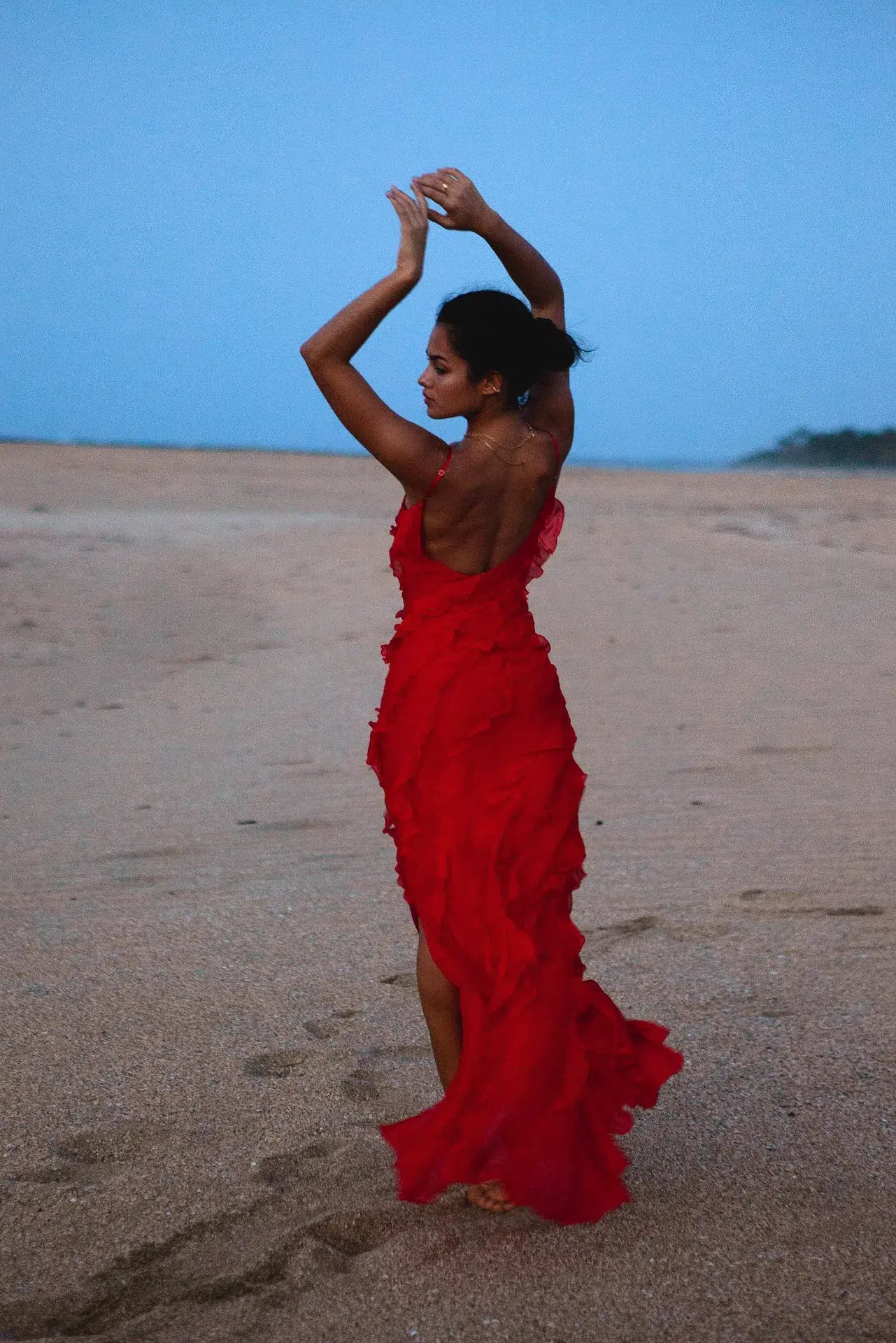 Rat & Boa Cecelia Maxi Dress Red Size M/ AU 10 - Image 2