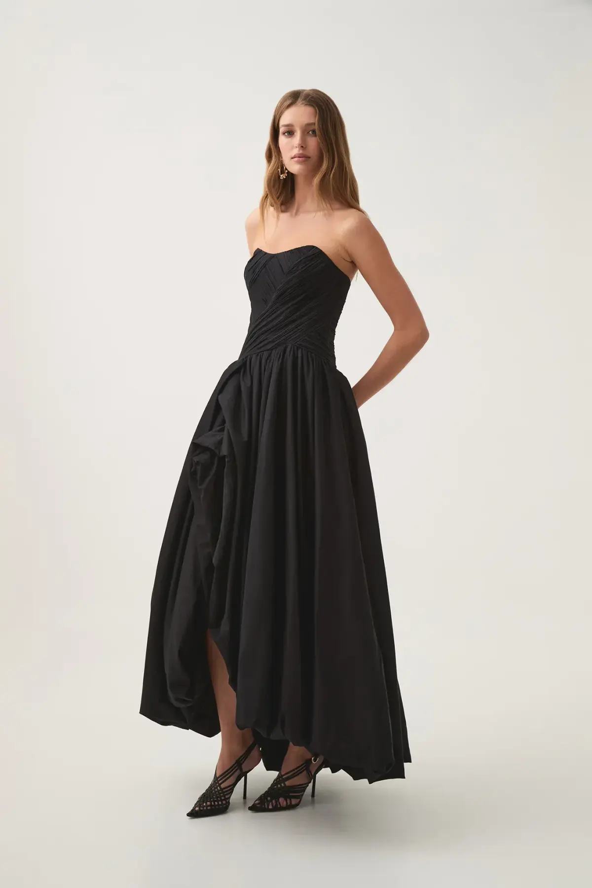 Aje Spatial Maxi Dress Black Size 8 - Image 1