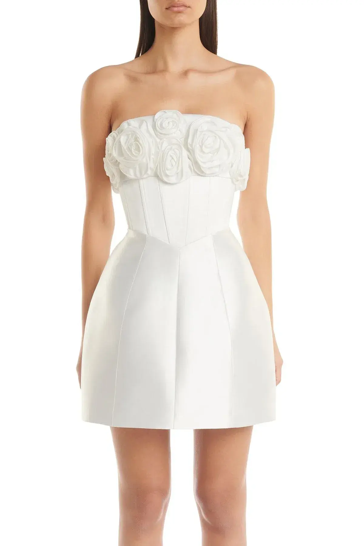 Eliya The Label Tehanni Mini Dress White Size 8 - Image 4