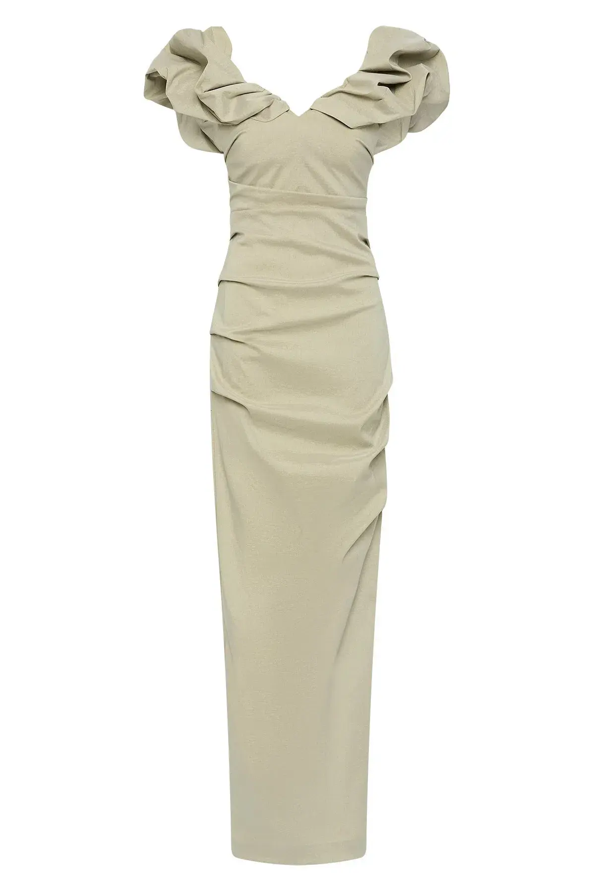 Rachel Gilbert Frey Gown Sage Green Size 18 - Image 1