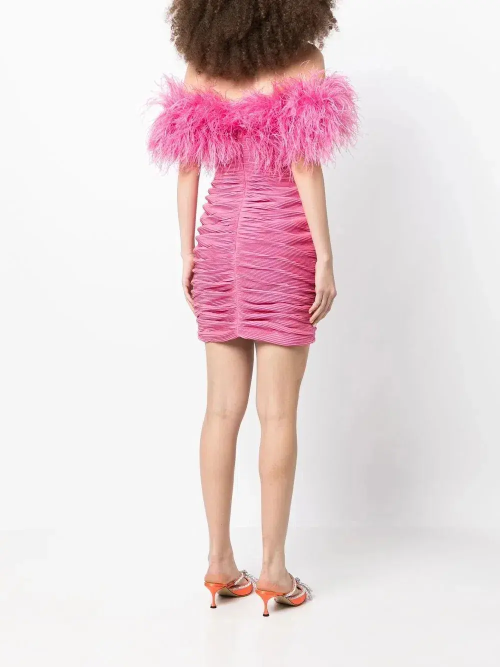 Rachel Gilbert Zion Mini Dress Pink Size 14 for rent on The Volte - main image