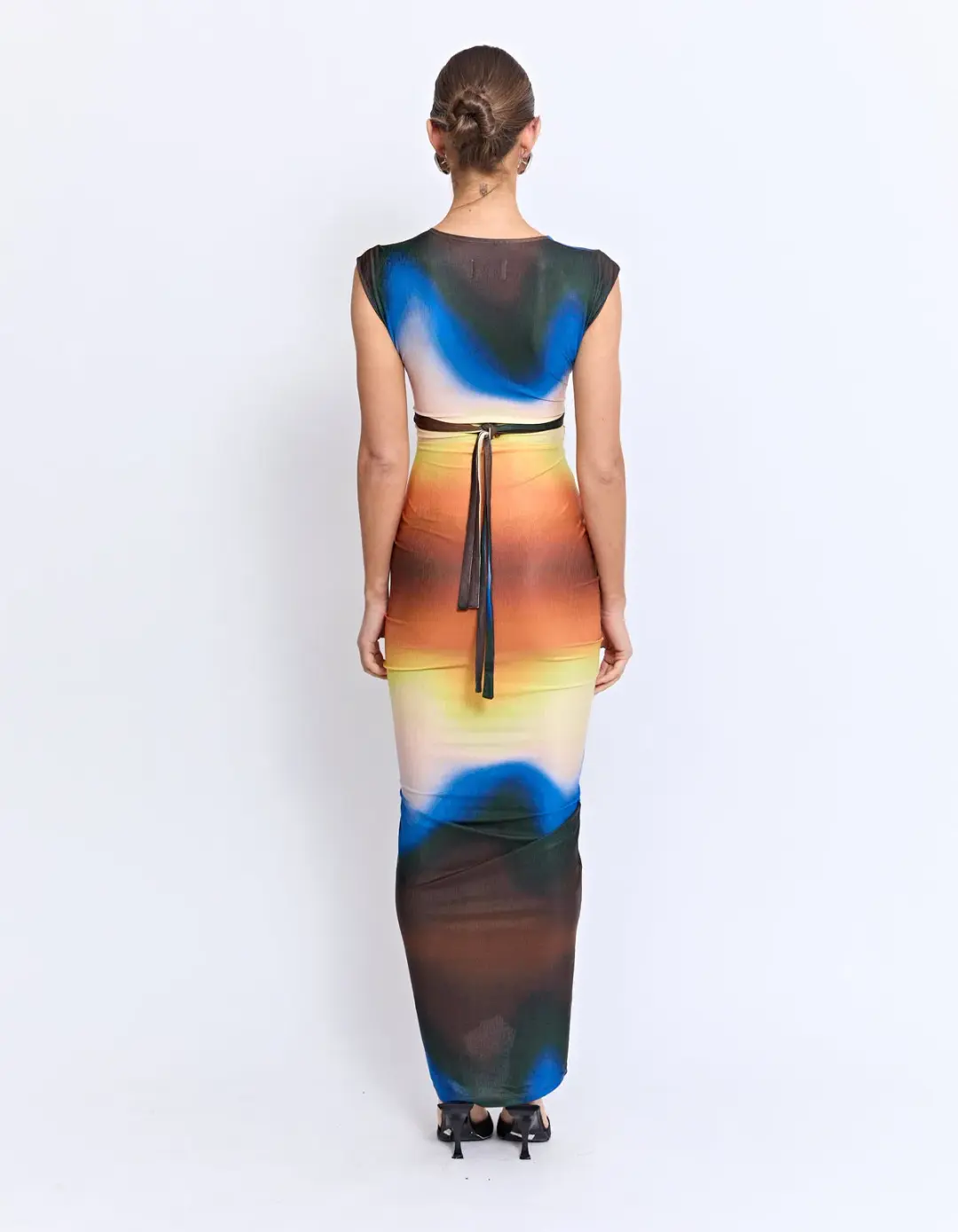 Pfeiffer Lexington Midi Dress Earth Size 14 for rent on The Volte - main image