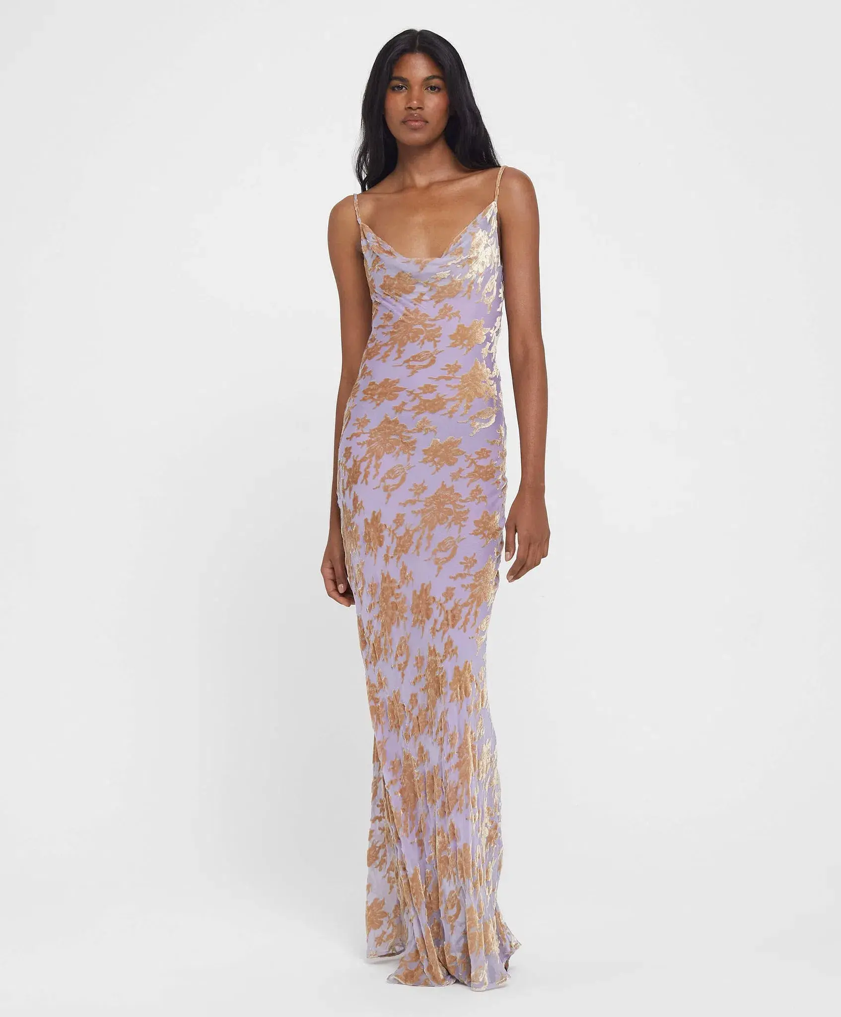 Rat & Boa Athena Maxi Dress Purple Multi Size M / AU 10 - Image 1