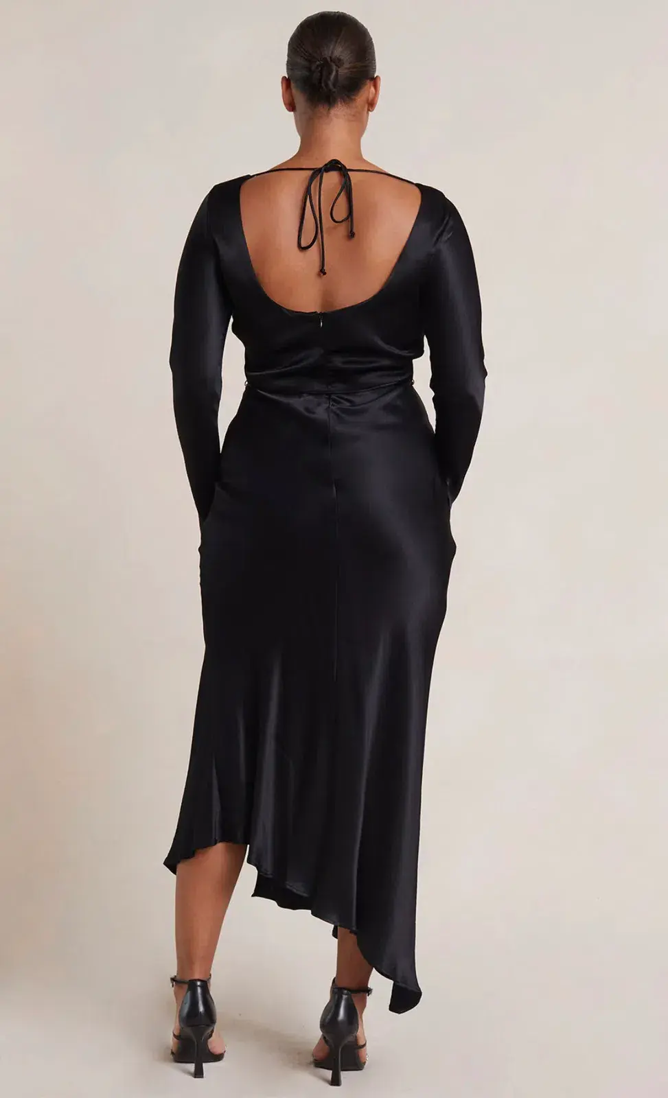 Bec & Bridge Moon Dance Long Sleeve Maxi Dress Black Size 18 - Image 3