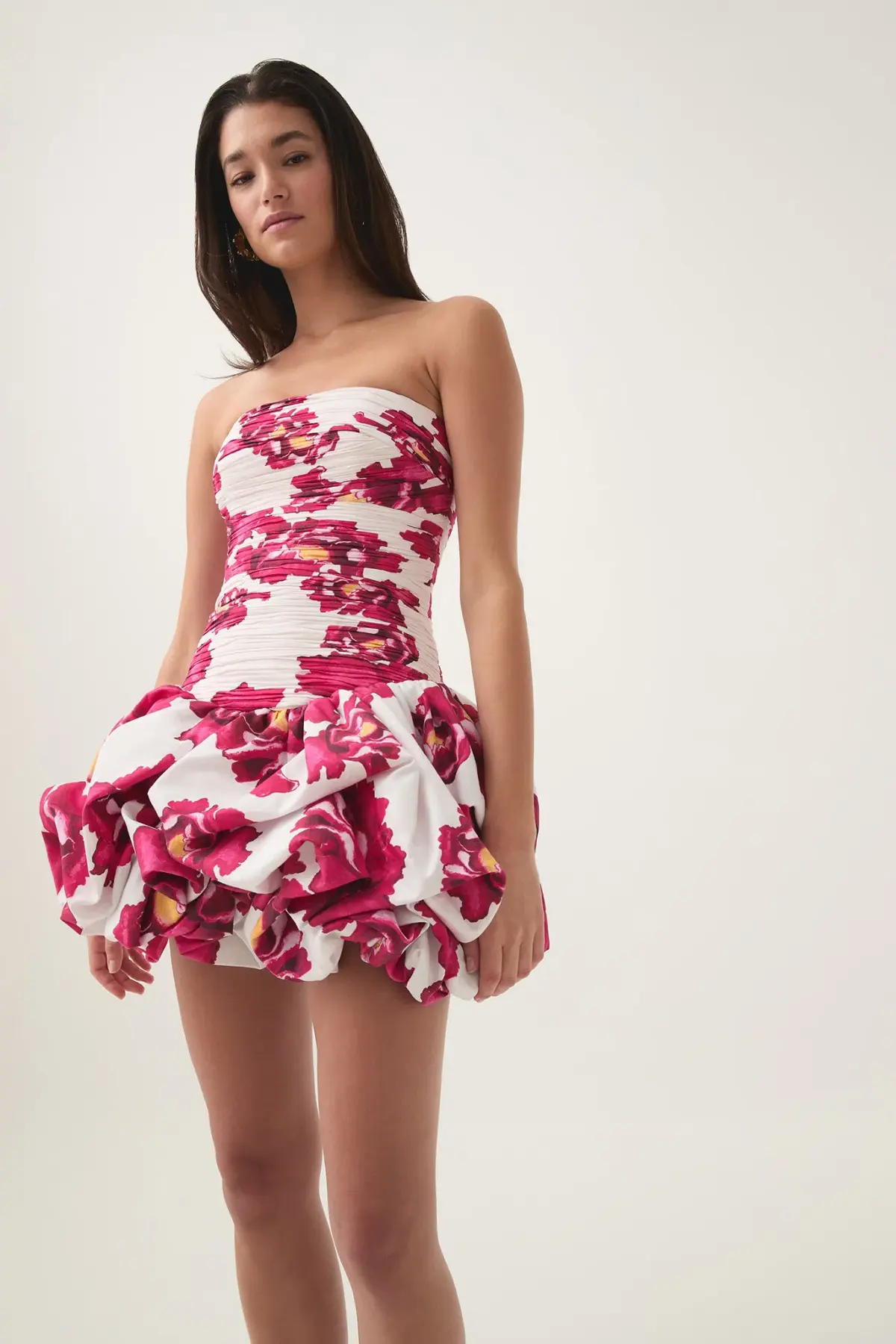Aje Violette Bubble Hem Mini Dress Boldly Blooming Size 10 - Image 2