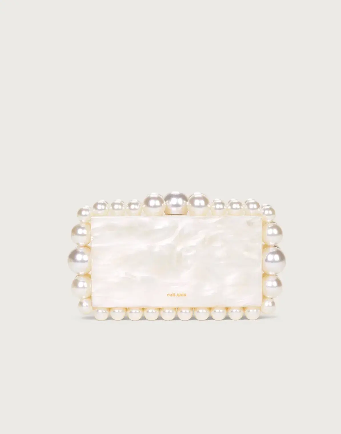 Cult Gaia Eos Clutch in Pearl - Image 1