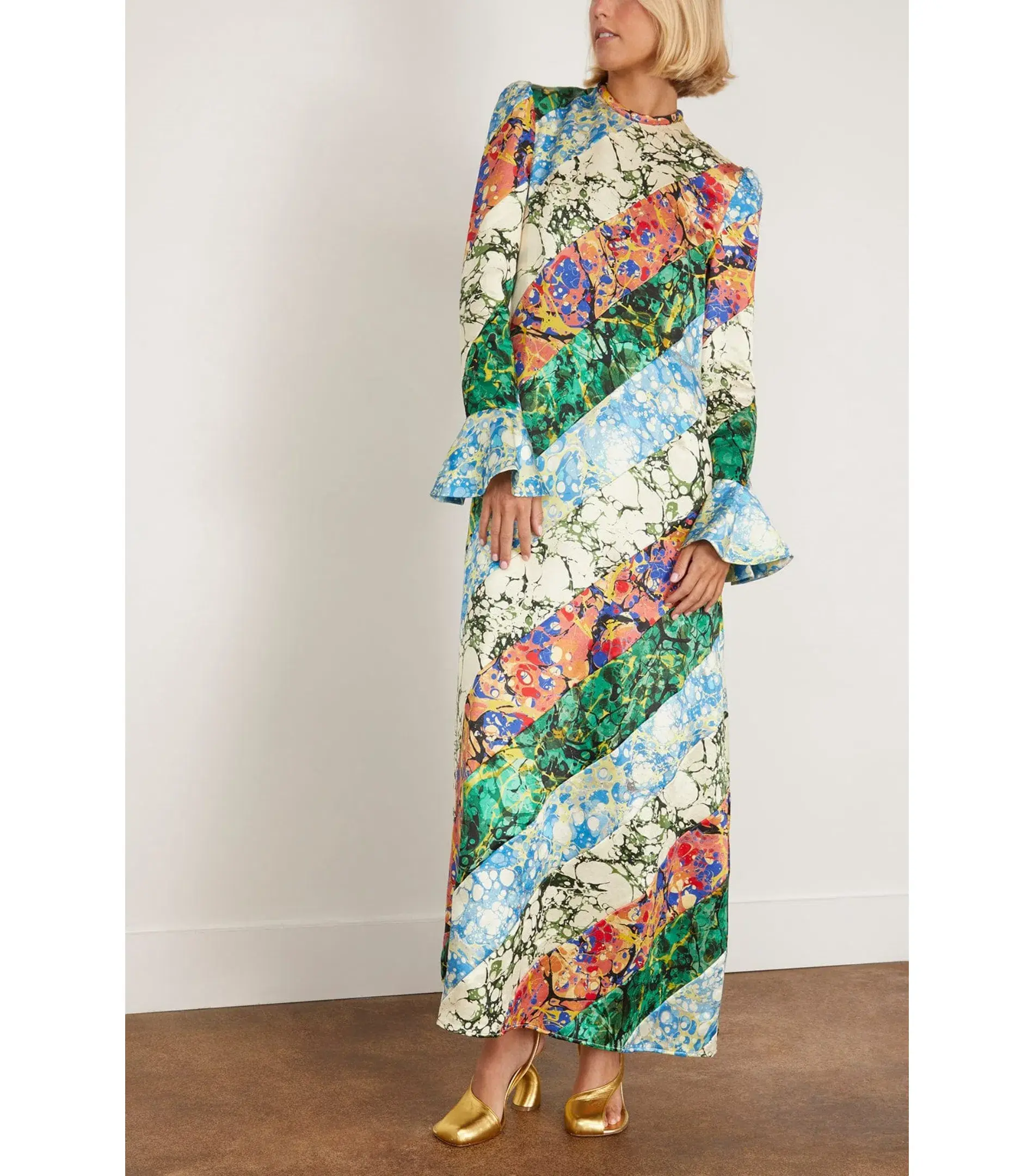 Alemais Sunburst Gown in Multi Size AU 8 - Image 2