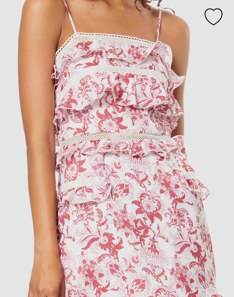 Stevie May British India Tie Midi Dress Pink 8 - Image 3