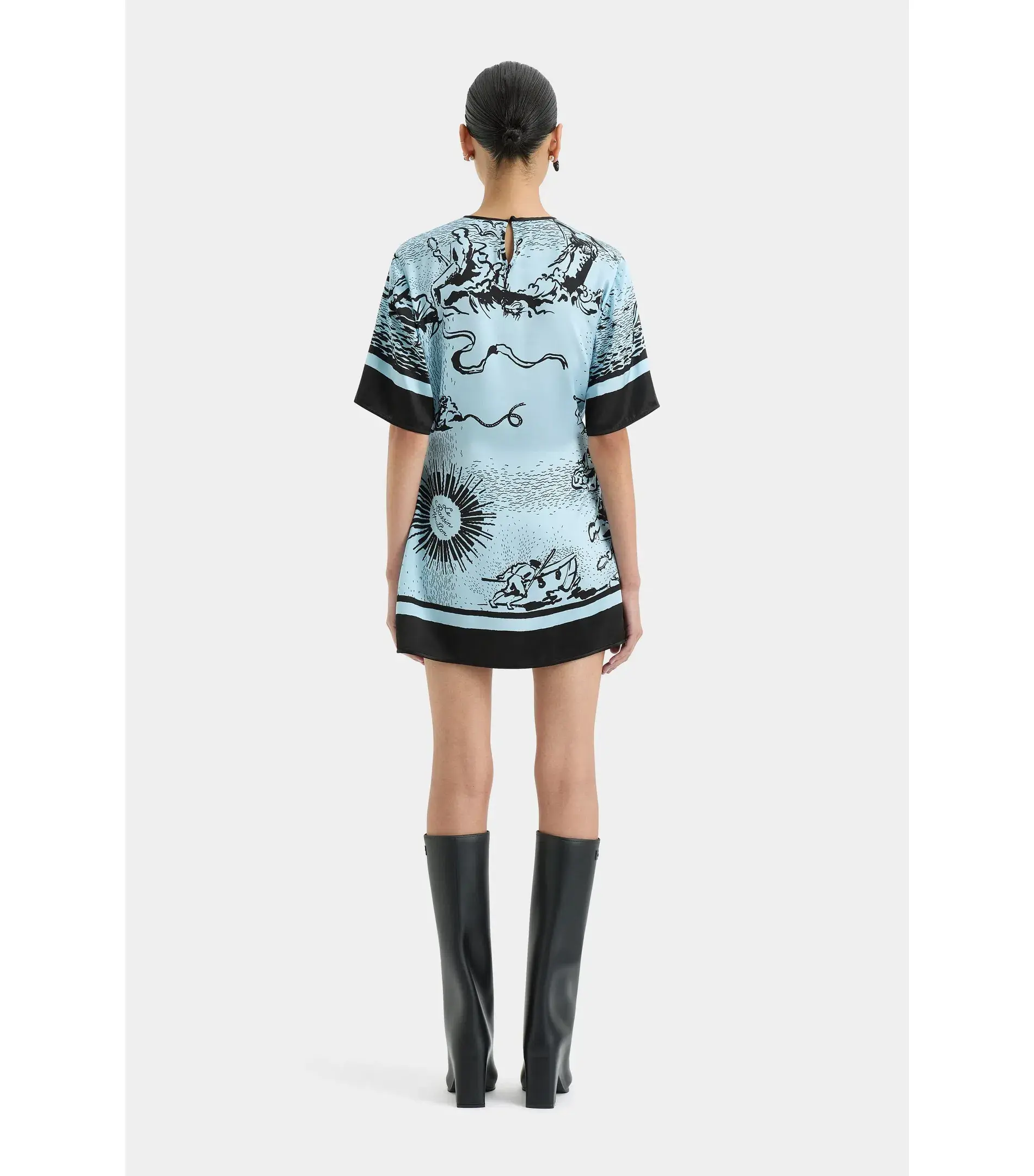 Sir the Label Dreamwood Mini Dress in Brise Soleil Size 1 / AU 8 - Image 2