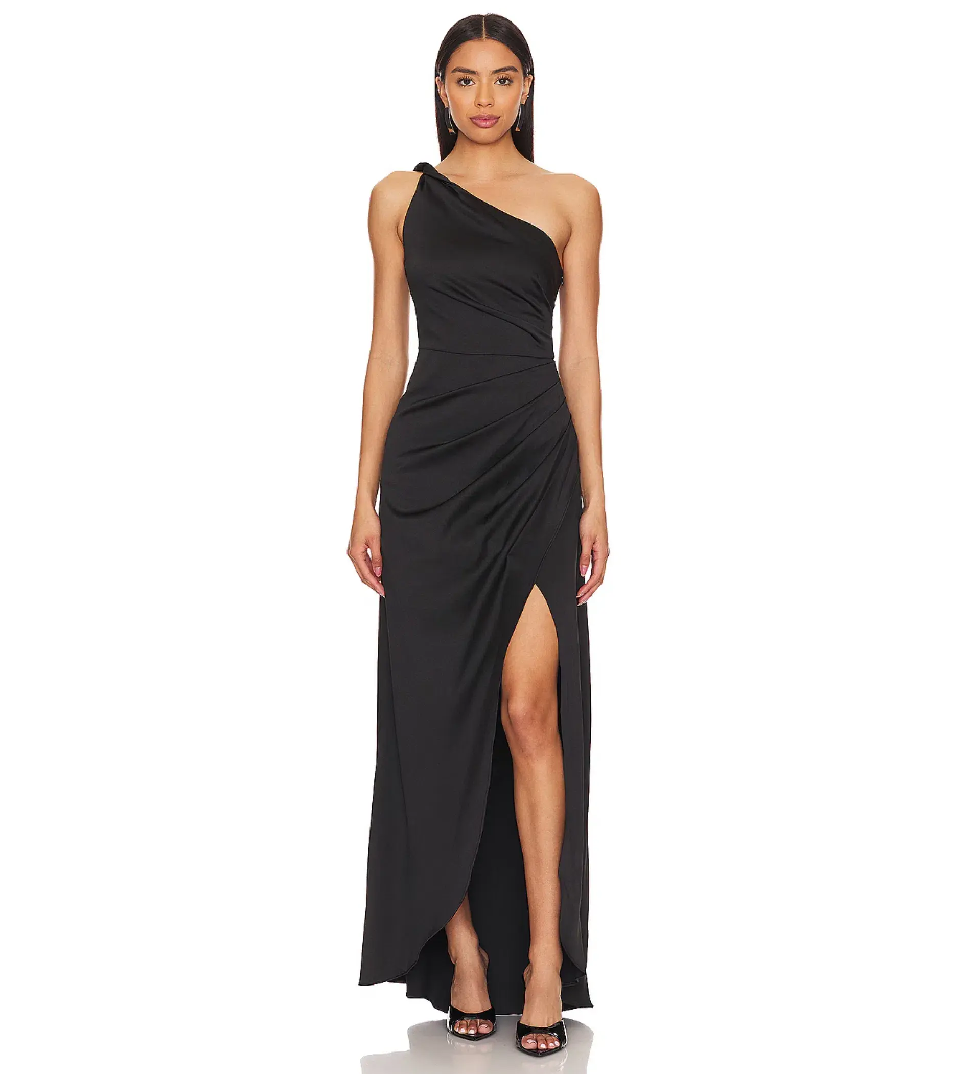 Elliatt Biarritz Gown Black Size 8 - Image 1