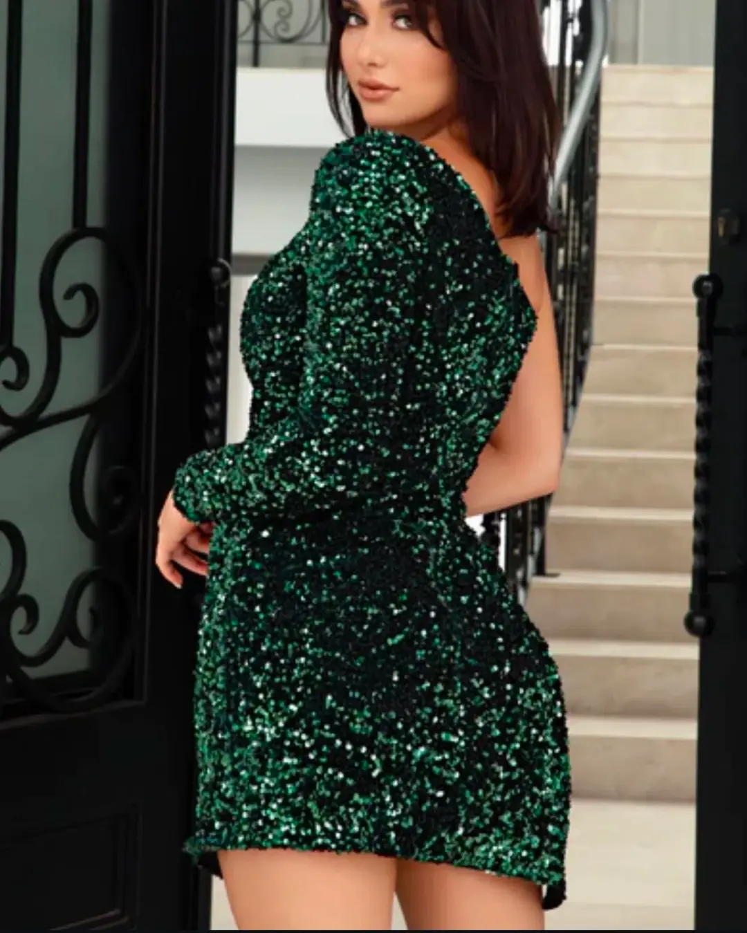 Abyss by Abby Green Mini Dress Size 8  for rent on The Volte - main image