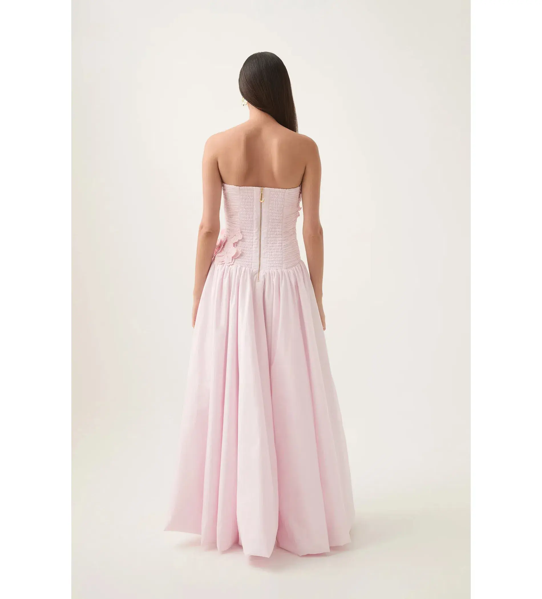 Aje Splendour Flower Gown Pastel Pink Size 6 - Image 2