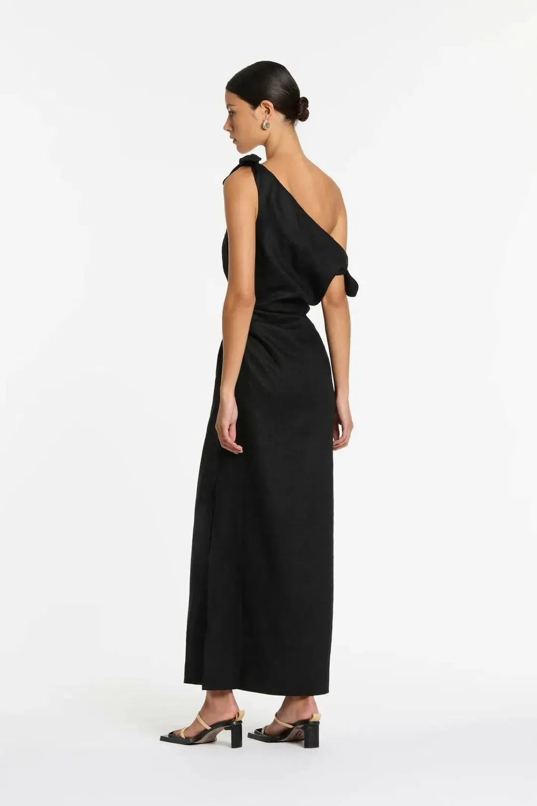 Sir the Label Bettina Off Shoulder Dress Black Size AU 8 - Image 3