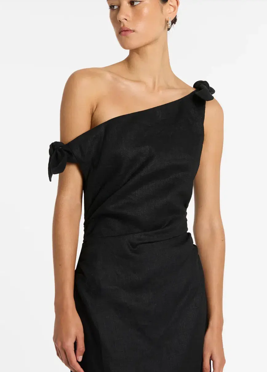 Sir the Label Bettina Off Shoulder Dress Black Size AU 8 - Image 2